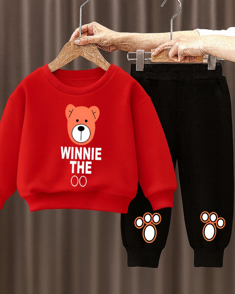 Kids Winter Sweatshirt & Trouser Set