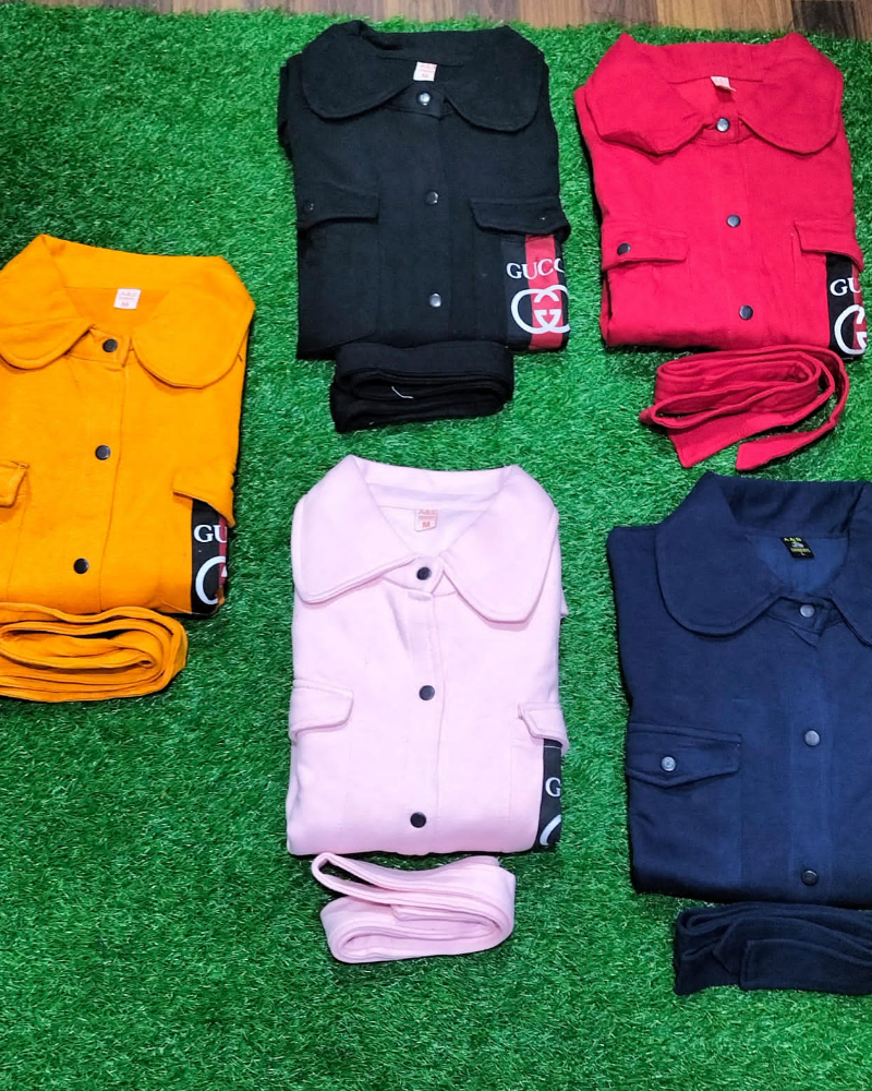 Gucci Printed Pocket Style Winter Long Coat - Image 3