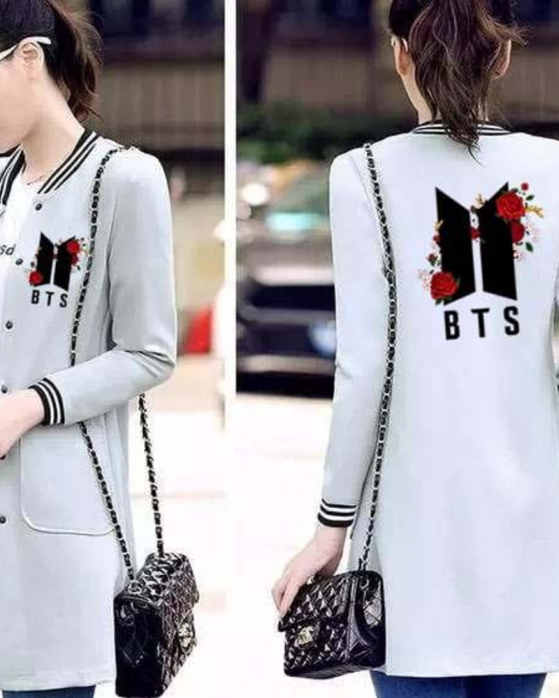 Women's Baseball Pocket Style Button Printed Upper - Image 13