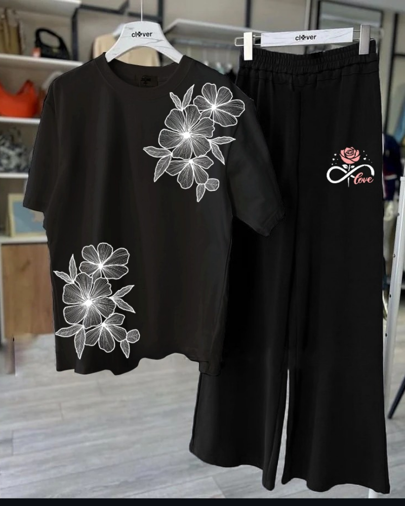 Printed Night Suits for Girls and Womens New Cotton Jersey - Image 31