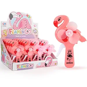 Flamingo Design Hand Pressure Fan