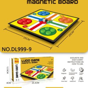 Magnetic Ludo Travel Game 25 cm x 25 cm