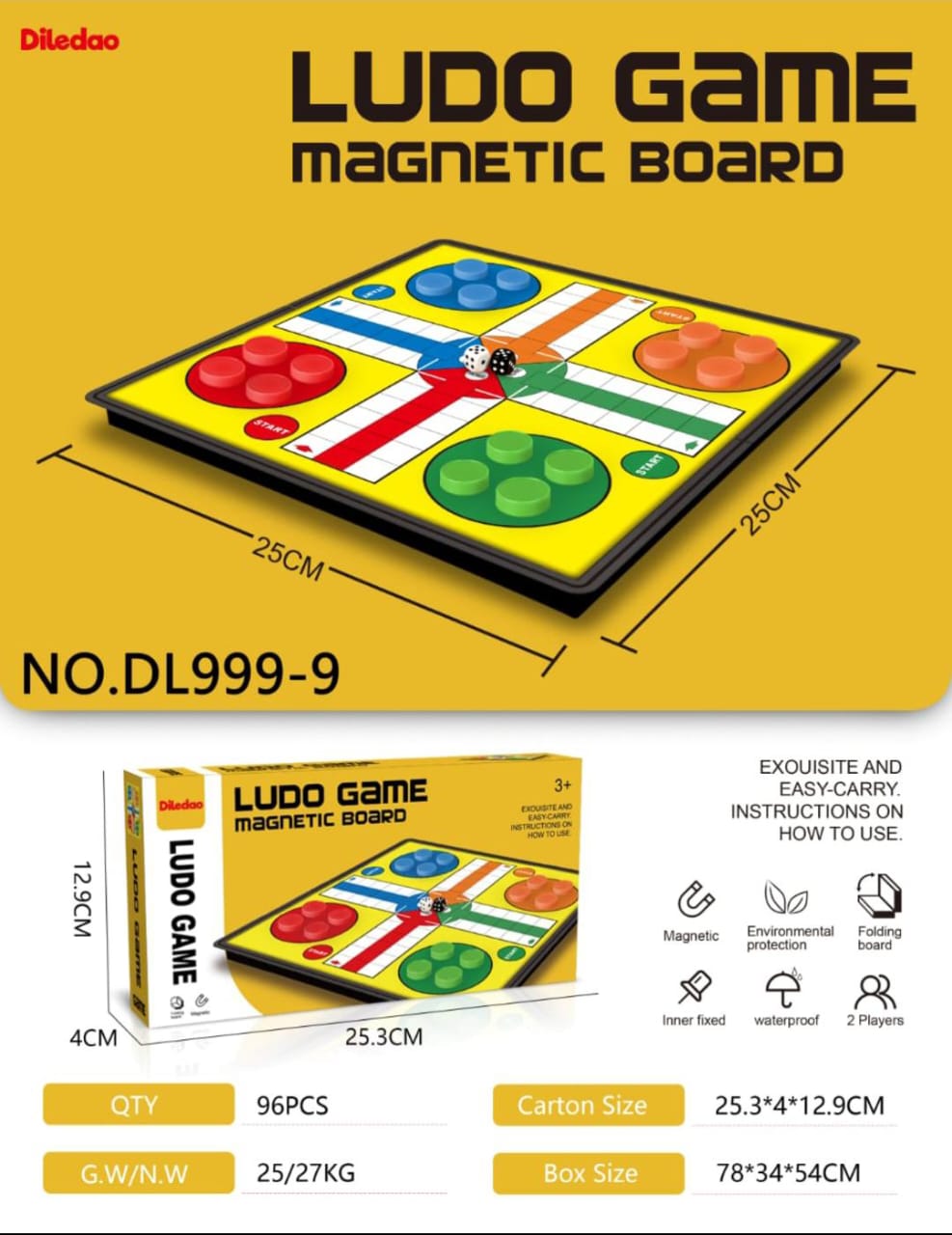 Magnetic Ludo